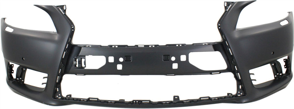 LS460 13-17/LS600H 14-16 FRONT BUMPER COVER, Prmd, L Model, (LS460, w/o F Sport Pkg, w/ Headlight Washer Holes)