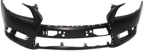 LS600H 13-13/LS460 13-17 FRONT BUMPER COVER, Prmd, (LS460, w/o F Sport Pkg, w/o Headlight Washer Holes, Base Model) - CAPA