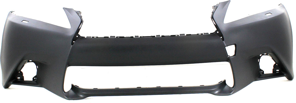GS350 13-13 FRONT BUMPER COVER, Primed, w/ F Sport Pkg, w/ Headlight Washer Holes, w/o Parking Aid Sensor Holes - CAPA