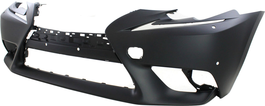 IS200T/IS250/IS300/IS350 14-16 FRONT BUMPER COVER, Primed, w/o F Sport Pkg, w/ Headlight Washer Holes and Park Distance Sensor Snsr Holes, (Exc. C Model)