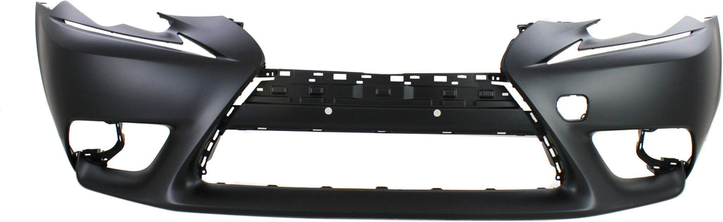 IS200T/IS250/IS300/IS350 14-16 FRONT BUMPER COVER, Primed, w/o F Sport Pkg, w/o Headlight Washer Holes and Park Distance Sensor Snsr Holes, (Exc. C Model)