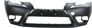 IS200T/IS250/IS300/IS350 14-16 FRONT BUMPER COVER, Primed, w/o F Sport Pkg, w/o Headlight Washer Holes and Park Distance Sensor Snsr Holes, (Exc. C Model)