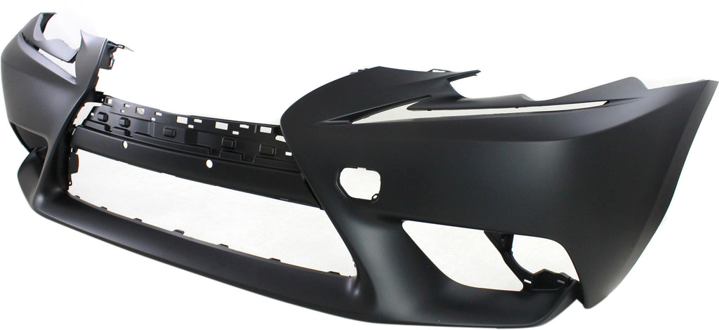 IS200T/IS250/IS300/IS350 14-16 FRONT BUMPER COVER, Primed, w/o F Sport Pkg, w/o Headlight Washer Holes and Park Distance Sensor Snsr Holes, (Exc. C Model)