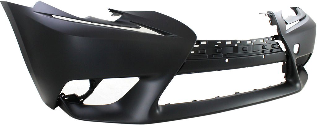 IS200T/IS250/IS300/IS350 14-16 FRONT BUMPER COVER, Primed, w/o F Sport Pkg, w/o Headlight Washer Holes and Park Distance Sensor Snsr Holes, (Exc. C Model)