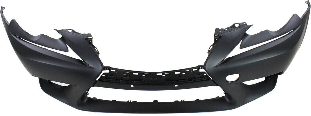 IS200T/IS250/IS300/IS350 14-16 FRONT BUMPER COVER, Primed, w/o F Sport Pkg, w/o Headlight Washer Holes and Park Distance Sensor Snsr Holes, (Exc. C Model)