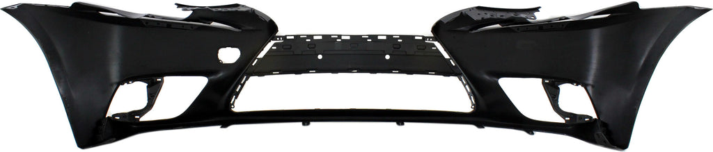 IS200T/IS250/IS300/IS350 14-16 FRONT BUMPER COVER, Primed, w/o F Sport Pkg, w/o Headlight Washer Holes and Park Distance Sensor Snsr Holes, (Exc. C Model)
