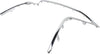 ES300H/ES350 13-15 FRONT BUMPER GRILLE MOLDING, Chrome - CAPA
