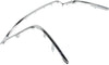ES300H/ES350 13-15 FRONT BUMPER GRILLE MOLDING, Chrome - CAPA