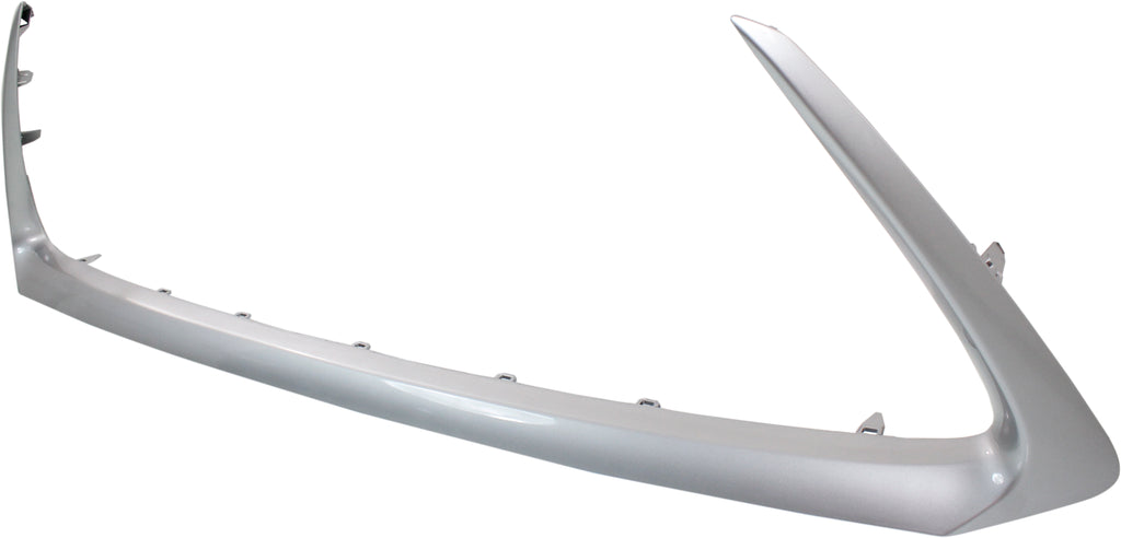 CT200H 14-17 FRONT BUMPER GRILLE MOLDING, Silver - CAPA