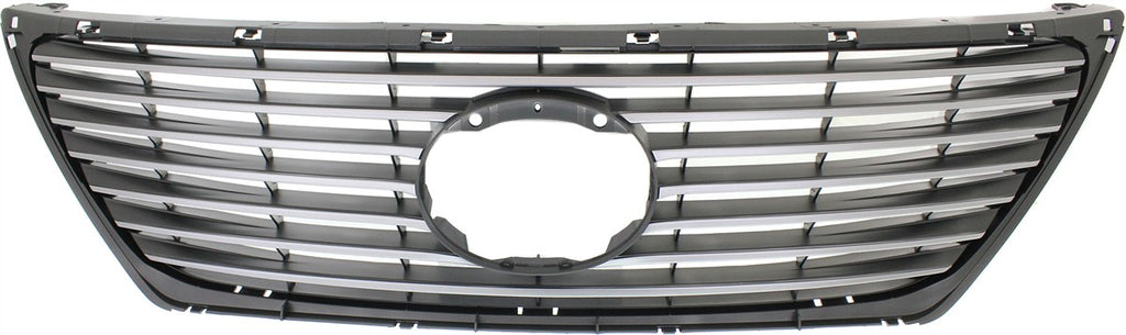 LS460 07-09/LS600H 08-09 GRILLE, Primed-Dark Gray Shell and Insert, (LS460, w/ Pre-Collision System)