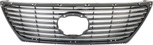 LS460 07-09/LS600H 08-09 GRILLE, Primed-Dark Gray Shell and Insert, (LS460, w/ Pre-Collision System)