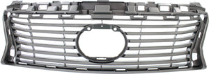 ES300H/ES350 13-15 GRILLE, Painted Silver Shell and Insert, w/o Crafted Line Edition - CAPA