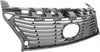 ES300H/ES350 13-15 GRILLE, Painted Silver Shell and Insert, w/o Crafted Line Edition - CAPA
