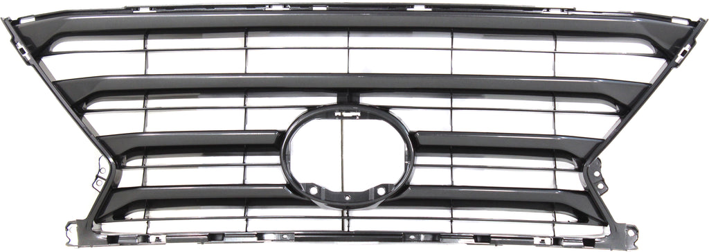 NX200T/NX300H 15-17 GRILLE, Painted Silver Shell and Insert, (NX200T w/o F Sport Pkg) - CAPA