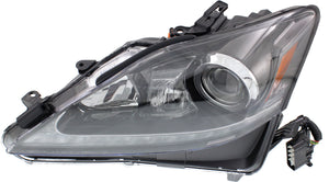 IS250/IS350 11-11 HEAD LAMP LH, Lens and Housing, HID, w/o HID Kit, (Exc. C Model)