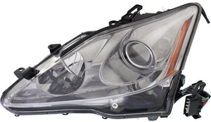 IS250/IS350 09-10 HEAD LAMP LH, Lens and Housing, HID, w/o HID Kit, (Exc. C Model)
