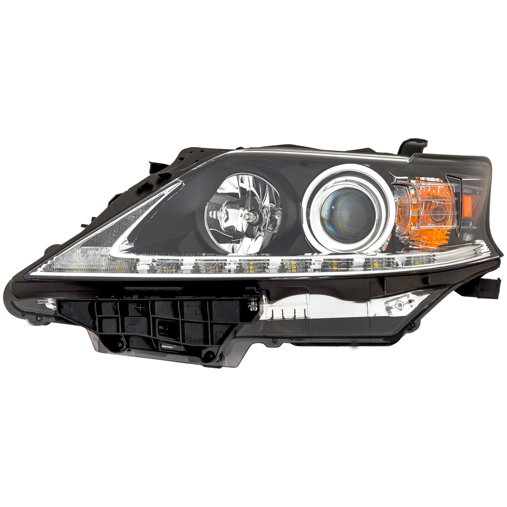 RX350 13-15/RX450H 15-15 HEAD LAMP LH, Assembly, Halogen, w/ LED DRL, Canada Built Vehicle
