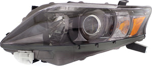 RX350 10-12 HEAD LAMP LH, Assembly, Halogen, Black Interior, Canada Built Vehicle - CAPA