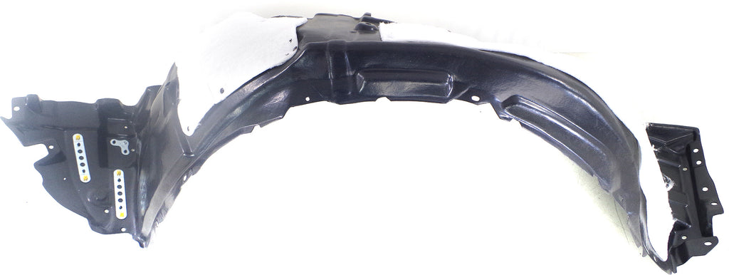 LS460/LS600H 10-12 FRONT FENDER LINER LH, Plastic, Vacuum Form, w/ Extension Sheet