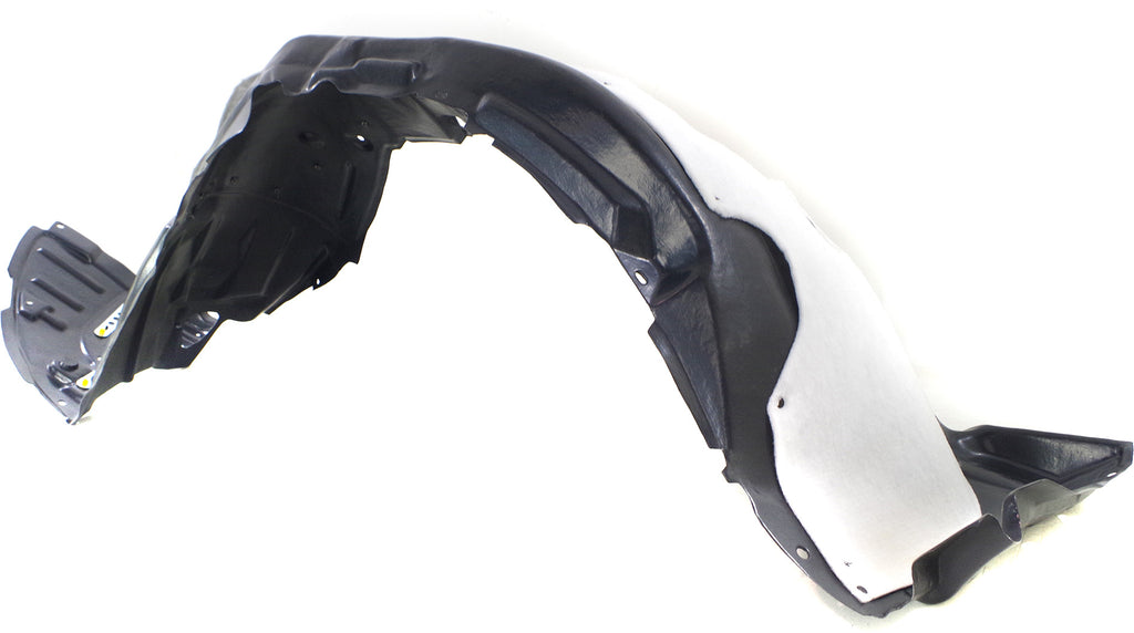 LS460/LS600H 13-17 FRONT FENDER LINER LH, Plastic, Vacuum Form, w/ Extension Sheet, (LS460, w/o F Sport Pkg)
