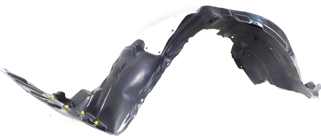 LS460/LS600H 13-17 FRONT FENDER LINER LH, Plastic, Vacuum Form, w/ Extension Sheet, (LS460, w/o F Sport Pkg)