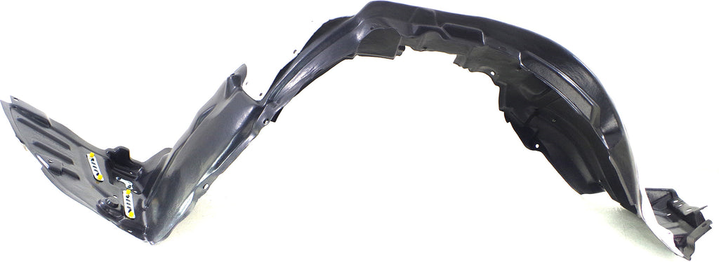 LS460/LS600H 13-17 FRONT FENDER LINER LH, Plastic, Vacuum Form, w/ Extension Sheet, (LS460, w/o F Sport Pkg)