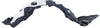 LS460 13-17 FRONT FENDER LINER LH, Plastic, Vacuum Form, w/ Extension Sheet, w/ F Sport Pkg