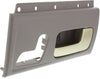 TOWN CAR 03-11 FRONT INTERIOR DOOR HANDLE RH, Chrome/Gold Lever + Gray Housing, w/o heater and memory switch hole