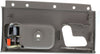 TOWN CAR 03-11 FRONT INTERIOR DOOR HANDLE RH, Chrome/Gold Lever + Gray Housing, w/o heater and memory switch hole
