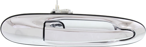 TOWN CAR 98-02 FRONT EXTERIOR DOOR HANDLE RH, All Chrome, w/o Keyhole, Plastic