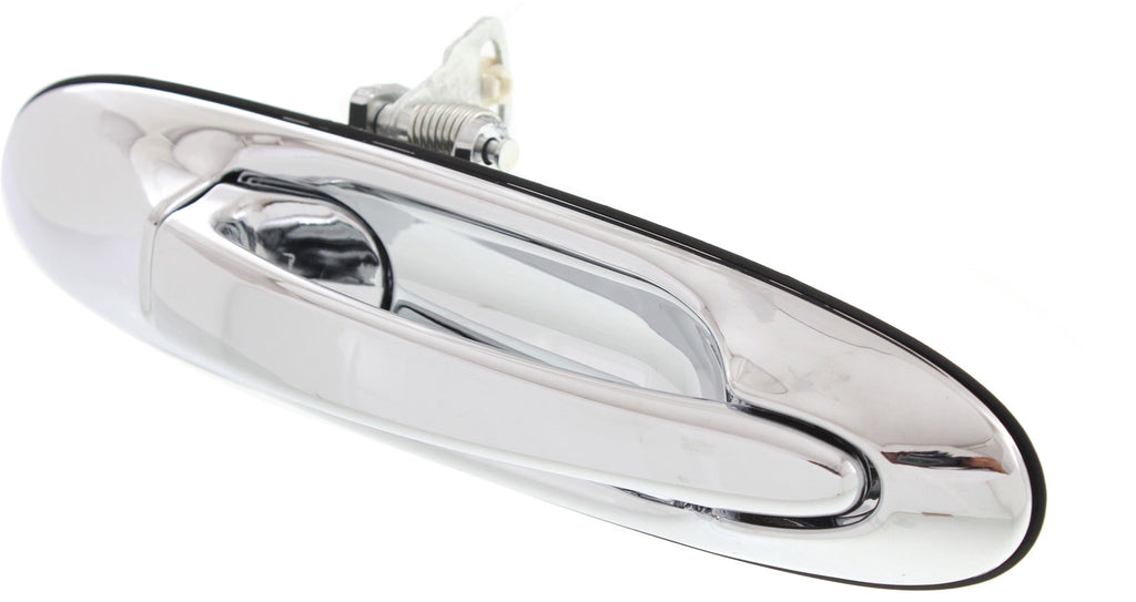 TOWN CAR 98-02 FRONT EXTERIOR DOOR HANDLE RH, All Chrome, w/o Keyhole, Plastic