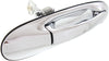 TOWN CAR 98-02 FRONT EXTERIOR DOOR HANDLE RH, All Chrome, w/o Keyhole, Plastic