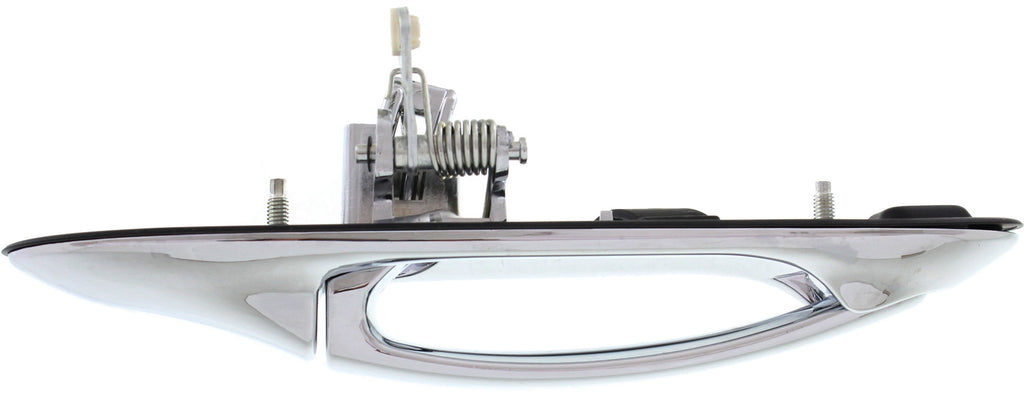 TOWN CAR 98-02 FRONT EXTERIOR DOOR HANDLE RH, All Chrome, w/o Keyhole, Plastic