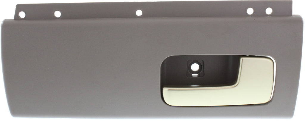 TOWN CAR 03-11 REAR INTERIOR DOOR HANDLE RH, Chrome/Gold Lever + Gray Housing