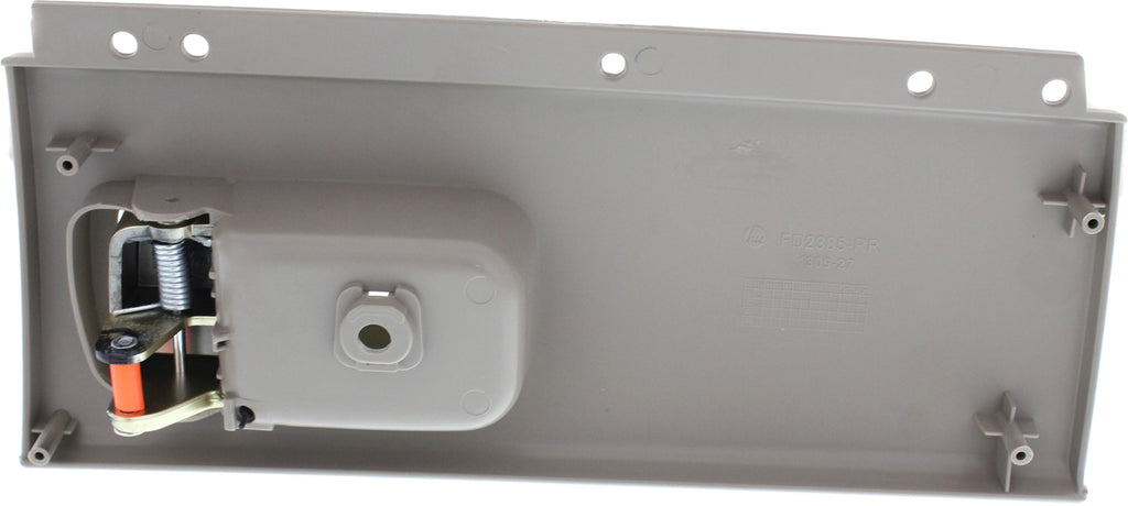 TOWN CAR 03-11 REAR INTERIOR DOOR HANDLE RH, Chrome/Gold Lever + Gray Housing