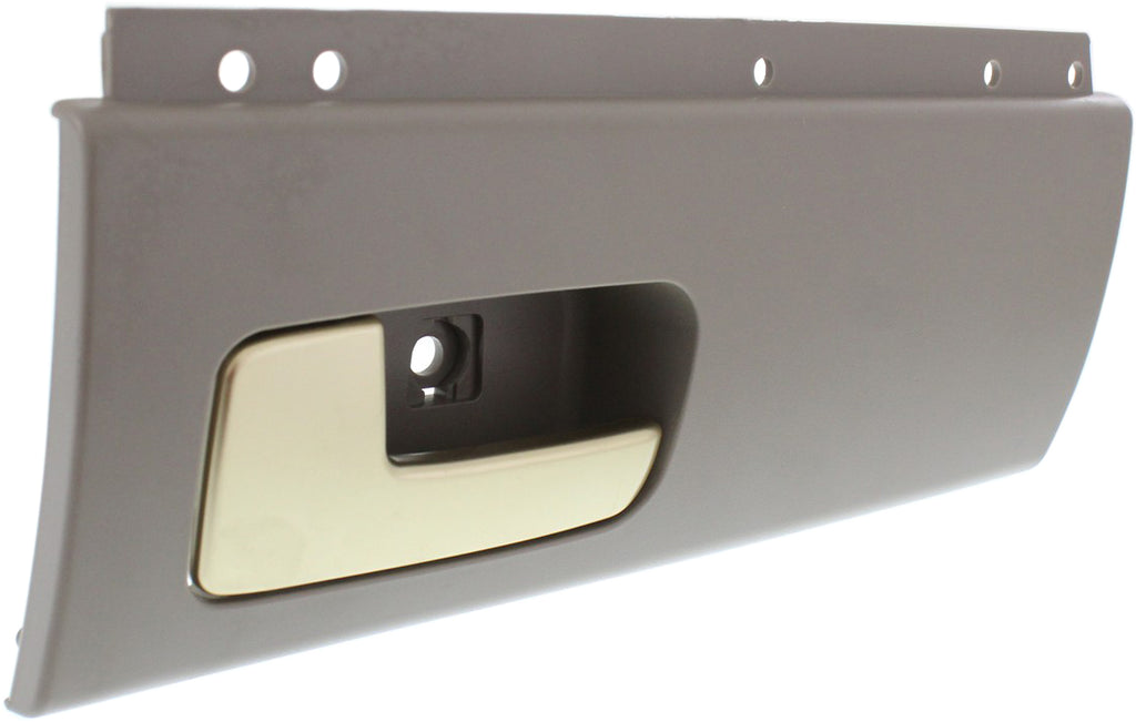 TOWN CAR 03-11 REAR INTERIOR DOOR HANDLE LH, Chrome/Gold Lever + Gray Housing
