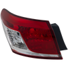 ES350 10-12 TAIL LAMP LH, Outer, Lens and Housing - CAPA