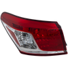 ES350 10-12 TAIL LAMP LH, Outer, Lens and Housing - CAPA