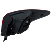 ES350 10-12 TAIL LAMP LH, Outer, Lens and Housing - CAPA