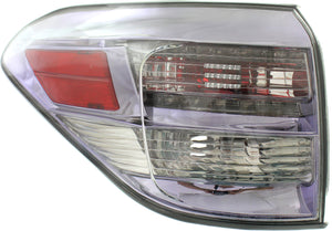 RX450H 10-12 TAIL LAMP LH, Outer, Lens and Housing, Japan Built Vehicle