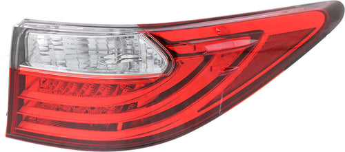 ES300H/ES350 13-15 TAIL LAMP RH, Outer, Lens and Housing