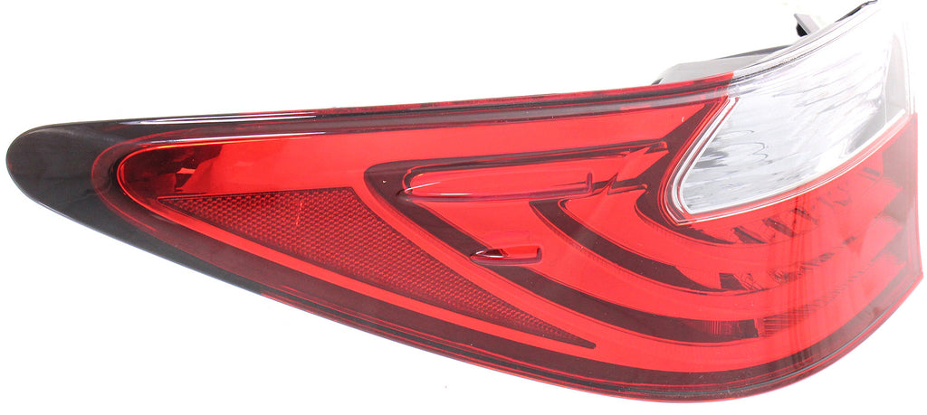 ES300H/ES350 13-15 TAIL LAMP LH, Outer, Lens and Housing - CAPA