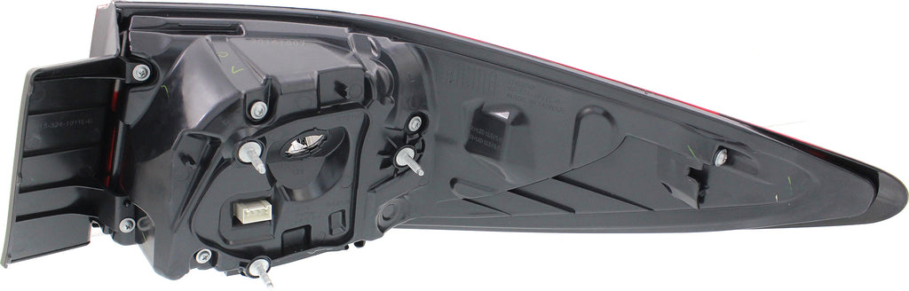 ES300H/ES350 13-15 TAIL LAMP LH, Outer, Lens and Housing - CAPA