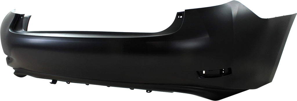 ES350 13-15 REAR BUMPER COVER, Primed, w/o Molding and Parking Aid Snsr Holes