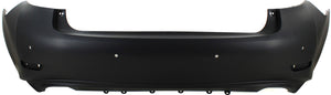 ES350 13-15 REAR BUMPER COVER, Primed, w/ Parking Aid Snsr Holes