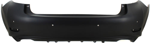 ES350 13-15 REAR BUMPER COVER, Primed, w/ Parking Aid Snsr Holes