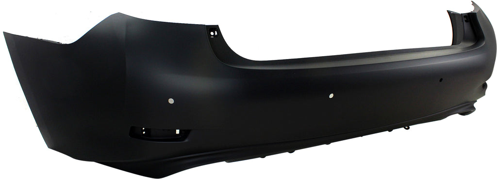 ES350 13-15 REAR BUMPER COVER, Primed, w/ Parking Aid Snsr Holes