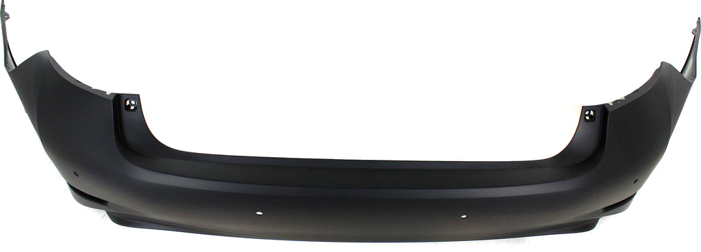 ES350 13-15 REAR BUMPER COVER, Primed, w/ Parking Aid Snsr Holes