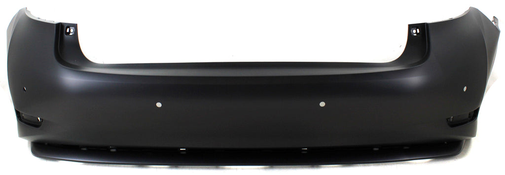 ES300H 13-15 REAR BUMPER COVER, Primed, w/ Molding and Parking Aid Snsr Holes - CAPA