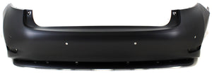 ES300H 13-15 REAR BUMPER COVER, Primed, w/ Molding and Parking Aid Snsr Holes - CAPA